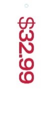 32.99 Hangtag