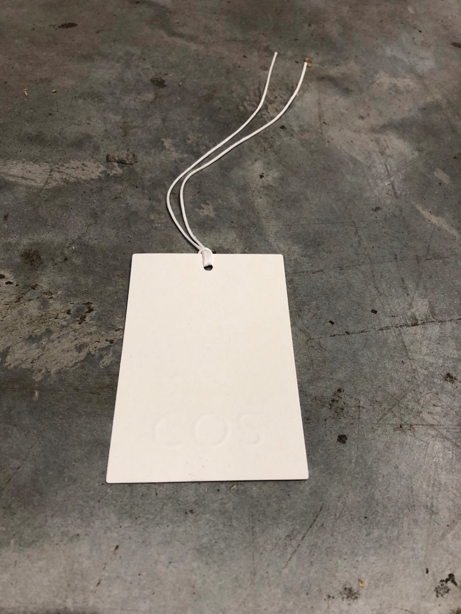 PACK COS HANGTAG WITH LOGO