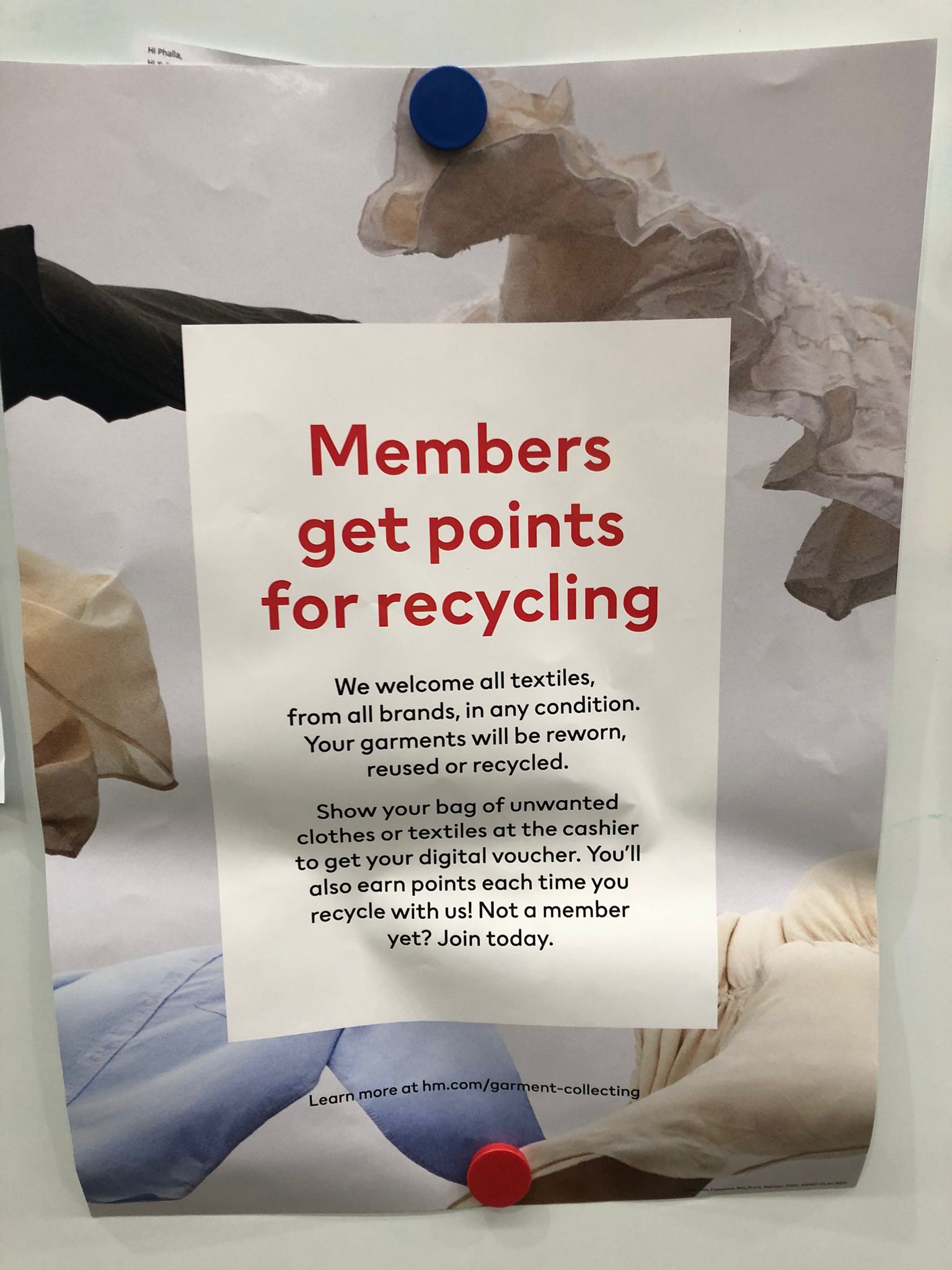 Garment-Collecting Poster
