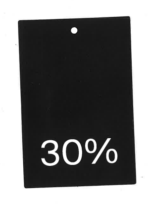 Black COS Sale Hangtags 30%