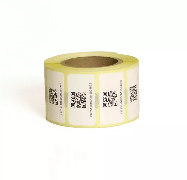 QR Barcode Stickers for Interior Tracking