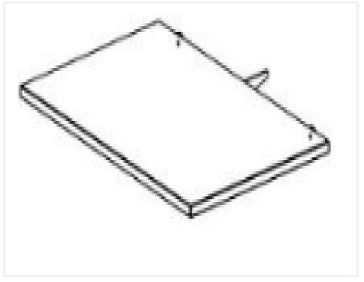 SHELF,CC32,NAV.ASH,NARROW,19MM LIGHT WEIGHT