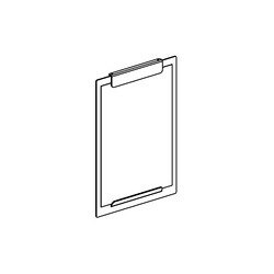 CARRIER FOR PRINT,A5,W.CHAIN,STEEL,BLK.GR