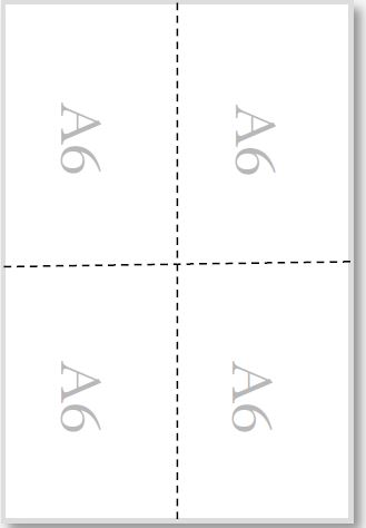 SIS PAPER 170g A4 (4xA6)