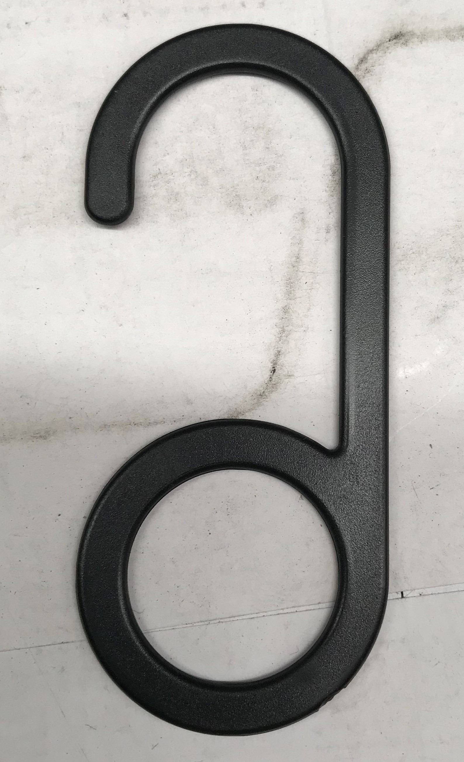 Pack SC26B Round Scarf Hanger, Small, Black