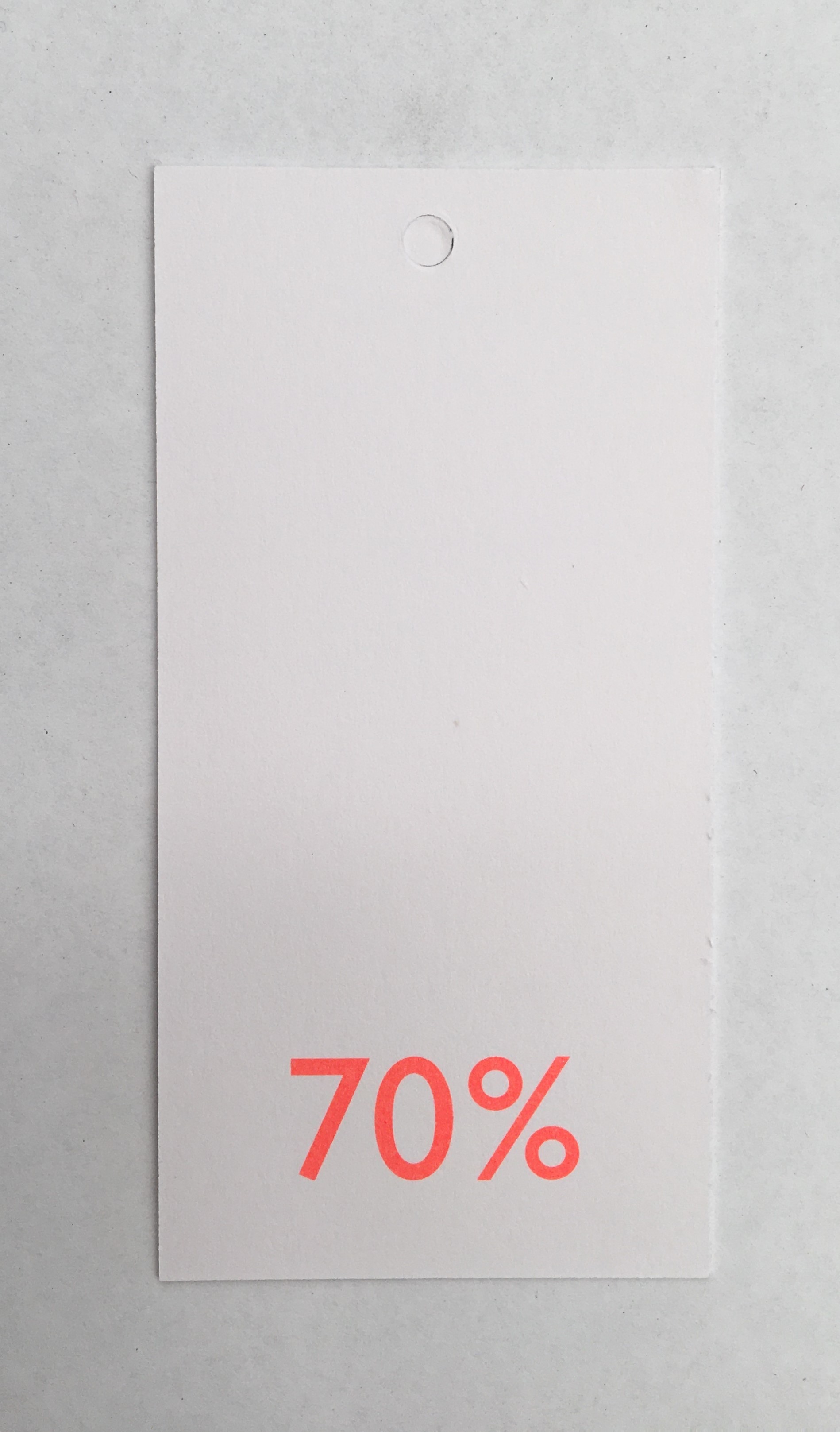 Black COS Sale Hangtags 70%