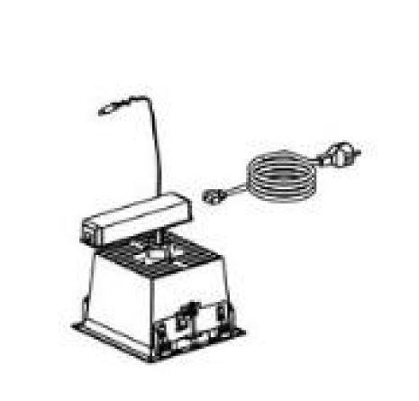 REC,P-O,T1,LED,220-240V,DIA90,3000lm,WF,GR