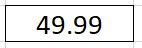 White Sticker Roll of 49.99