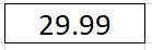White Sticker Roll of 29.99