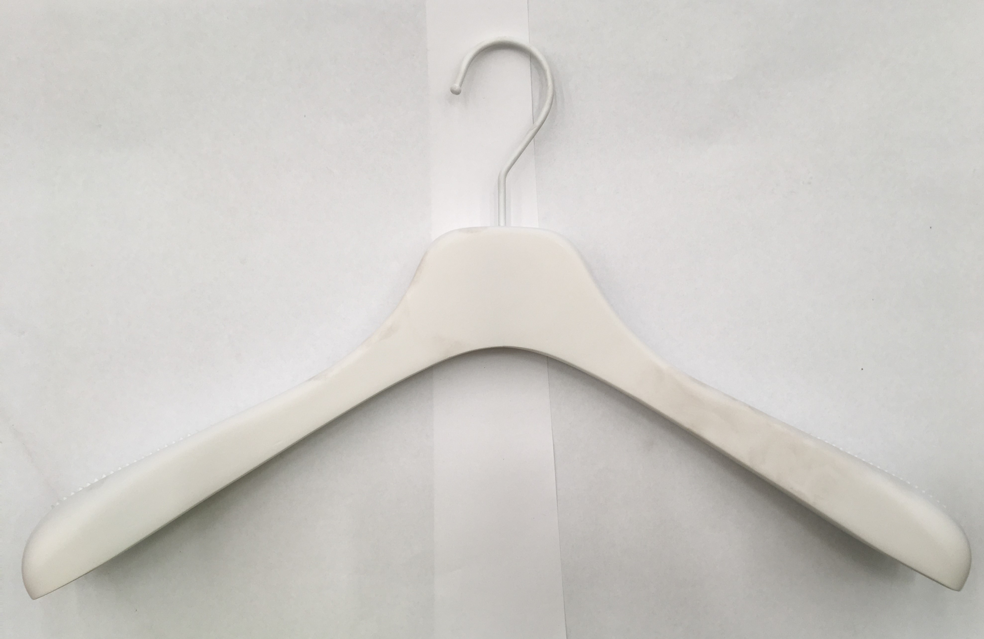Carton Hanger, 43cm, Display, Mens, Coat, Wood, Painted, White, COS