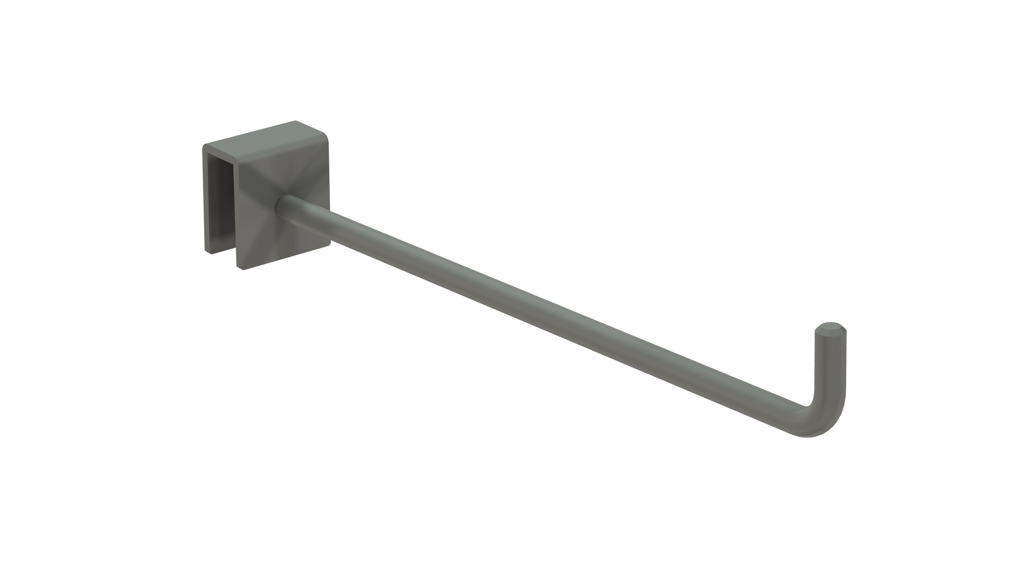 SPIGOT,FOR 10MM DET.RAIL,BRSS,L180MM