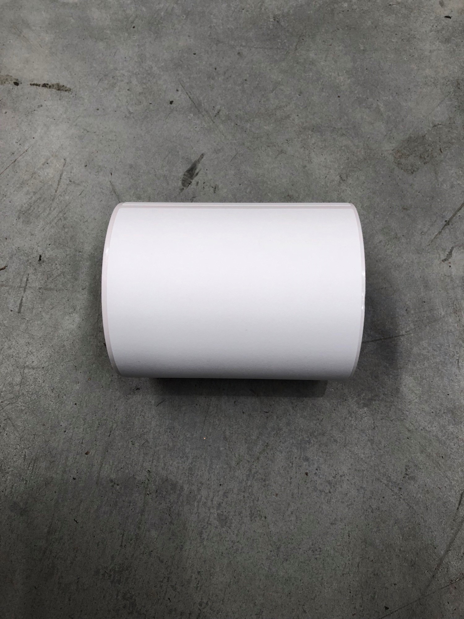Roll COS White Sticker No Logo