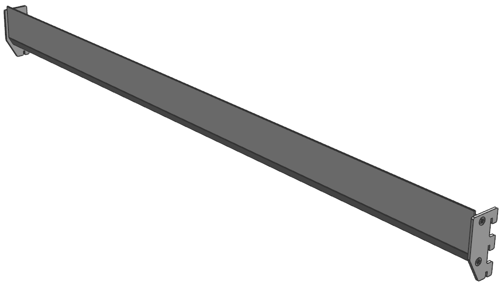 STOCK:FLOOR RACK DETAILRAIL FOR BOXES