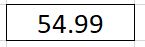 White Sticker Roll of 54.99