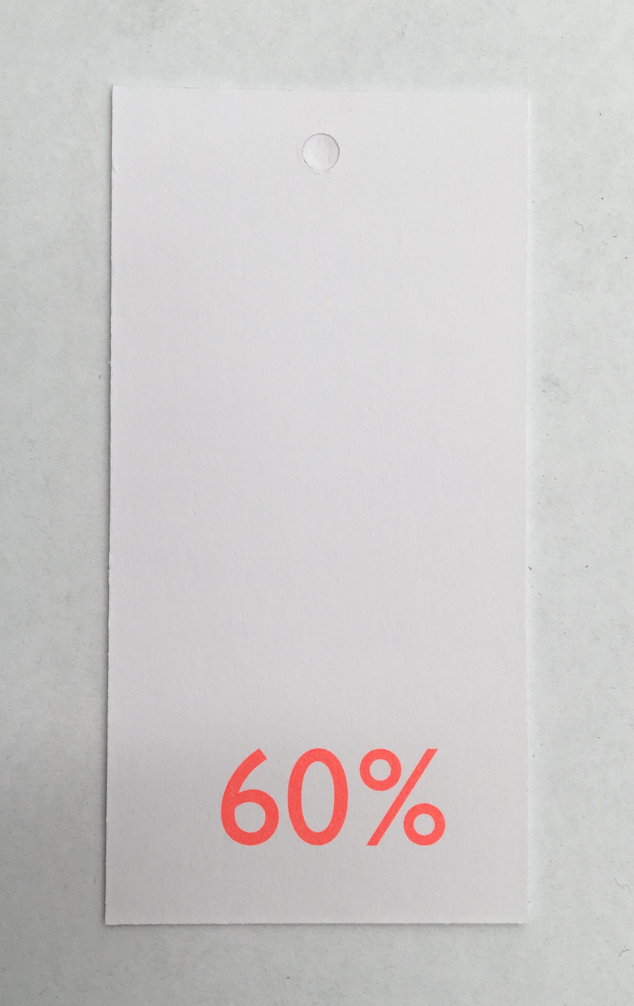 Black COS Sale Hangtags 60%