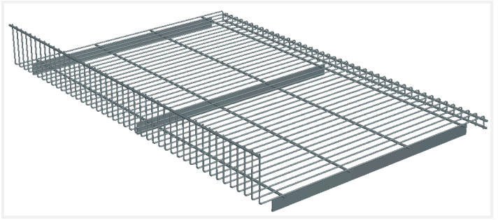 STOCK:MINI PALLET STORAGE,HORIZONTAL+TILTED,SHELF