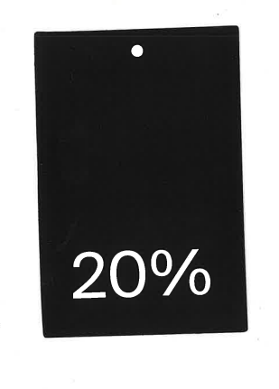 Black COS Sale Hangtags 20%