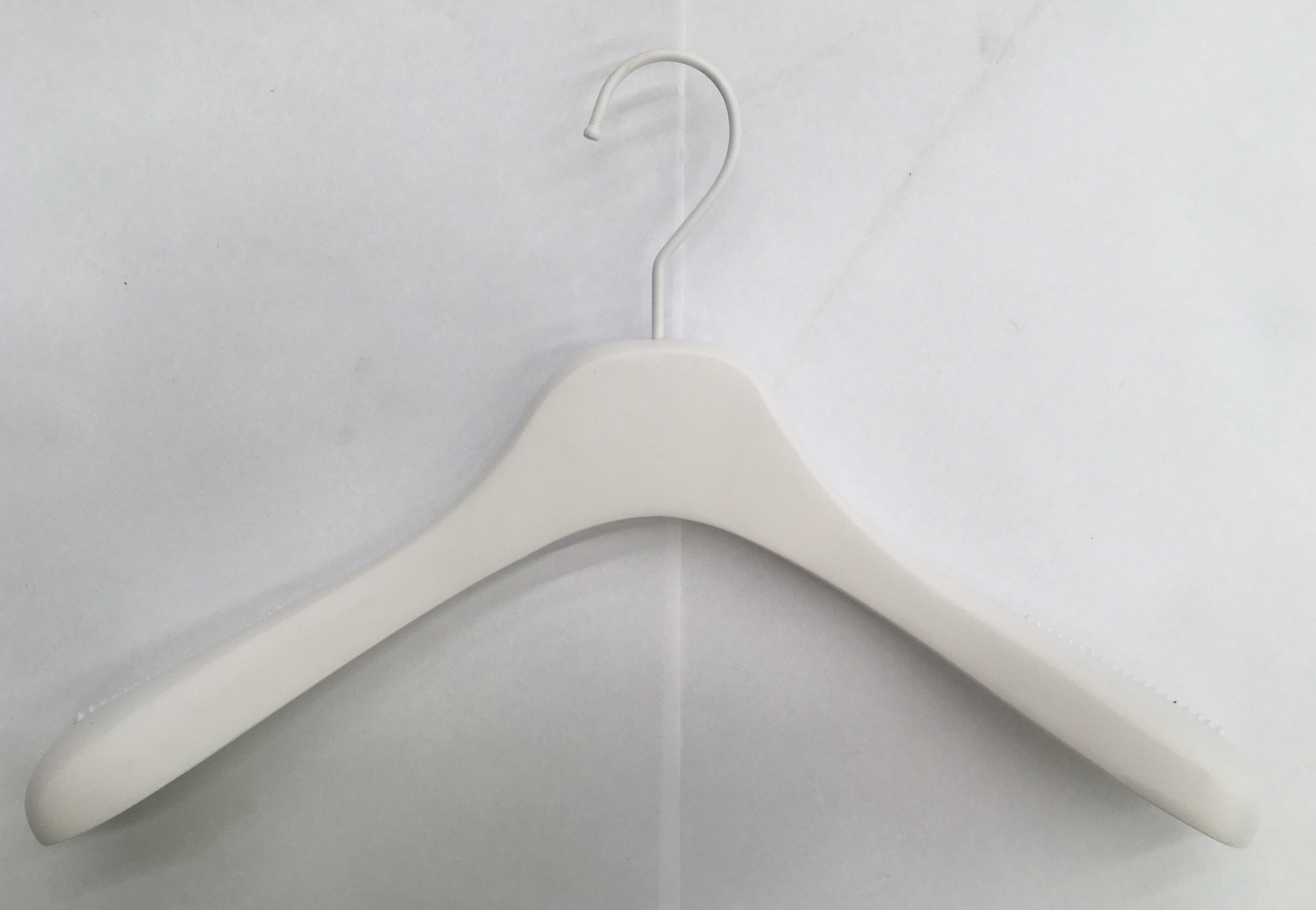 Carton Hanger, 38cm, Display, Ladies, Coat, Wood, Painted, White, COS